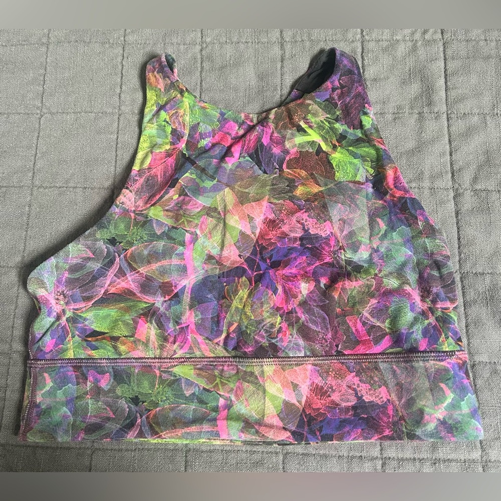 Lululemon Vivid Floral Energy Sports Bra